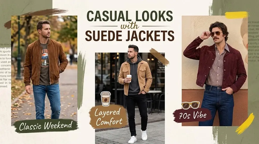 Casual Looks with Suede Jackets