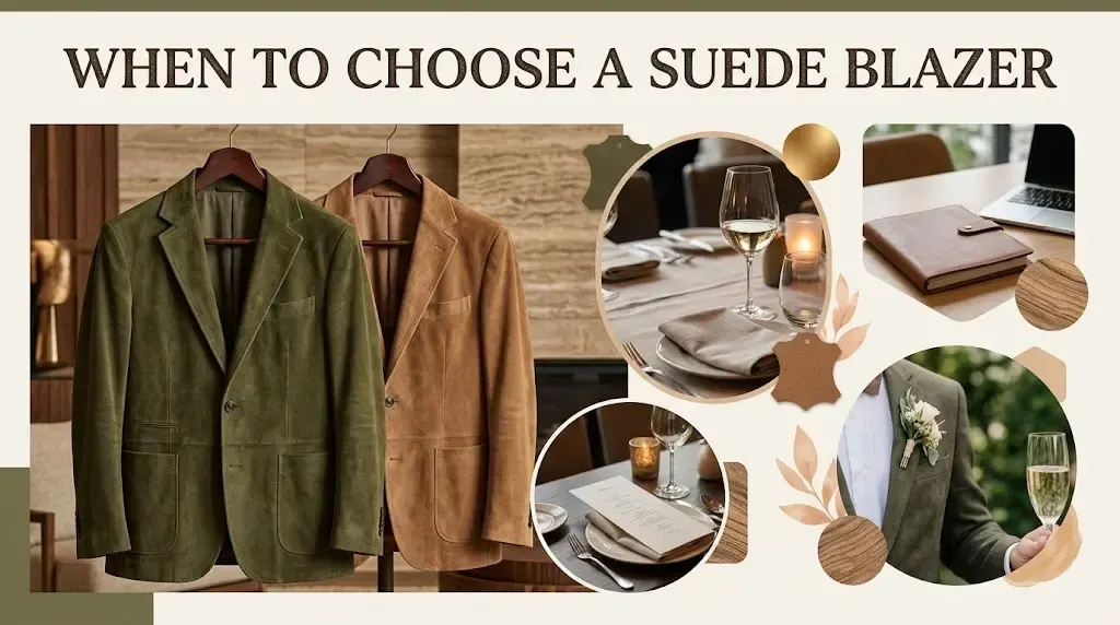 When to Choose a Suede Blazer