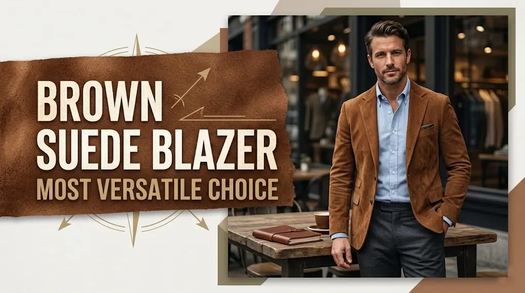 Brown Suede Blazer: Most Versatile Choice
