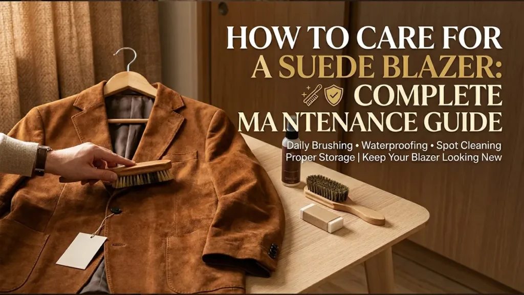 How to Care for a Suede Blazer: Complete Maintenance Guide