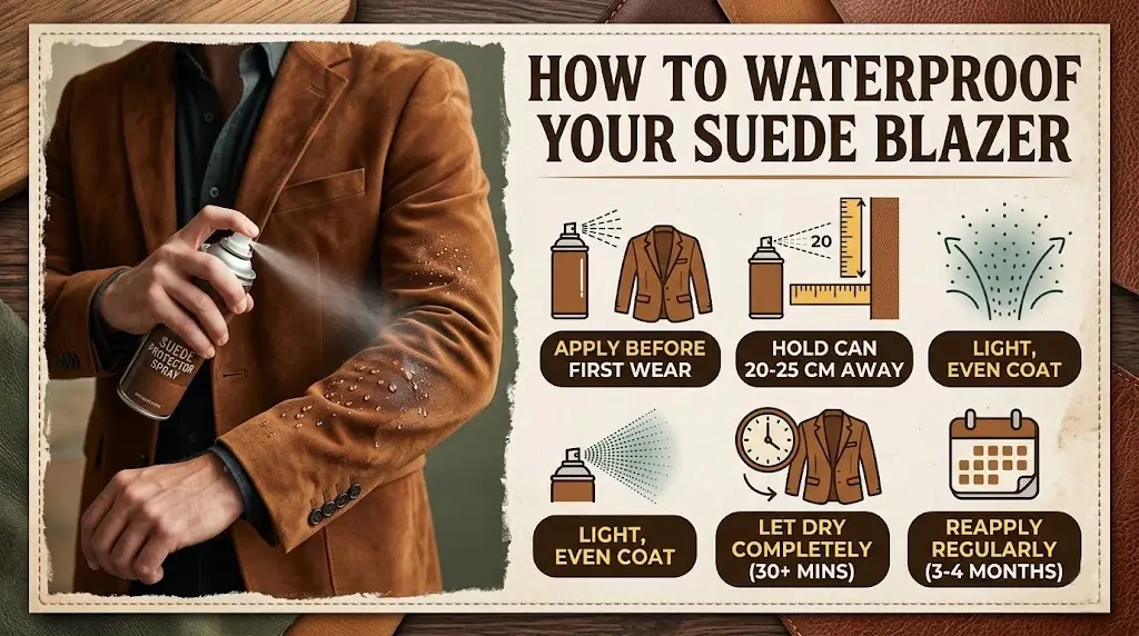 How to Waterproof Your Suede Blazer