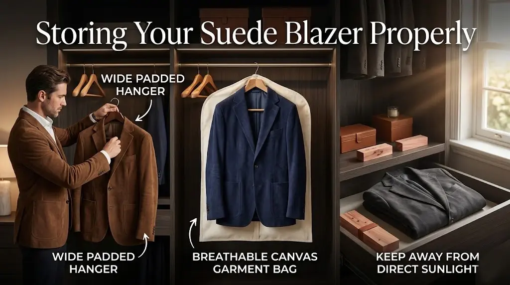 Storing Your Suede Blazer Properly