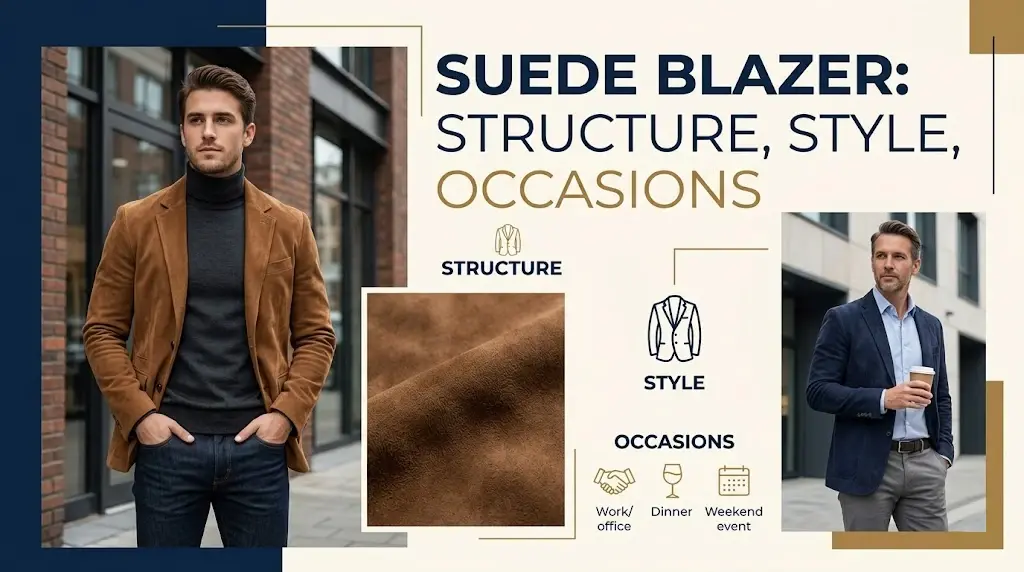 Suede Blazer: Structure, Style, Occasions