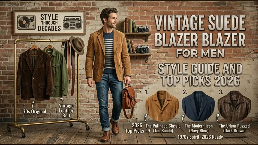 Vintage Suede Blazer for Men: Style Guide and Top Picks 2026