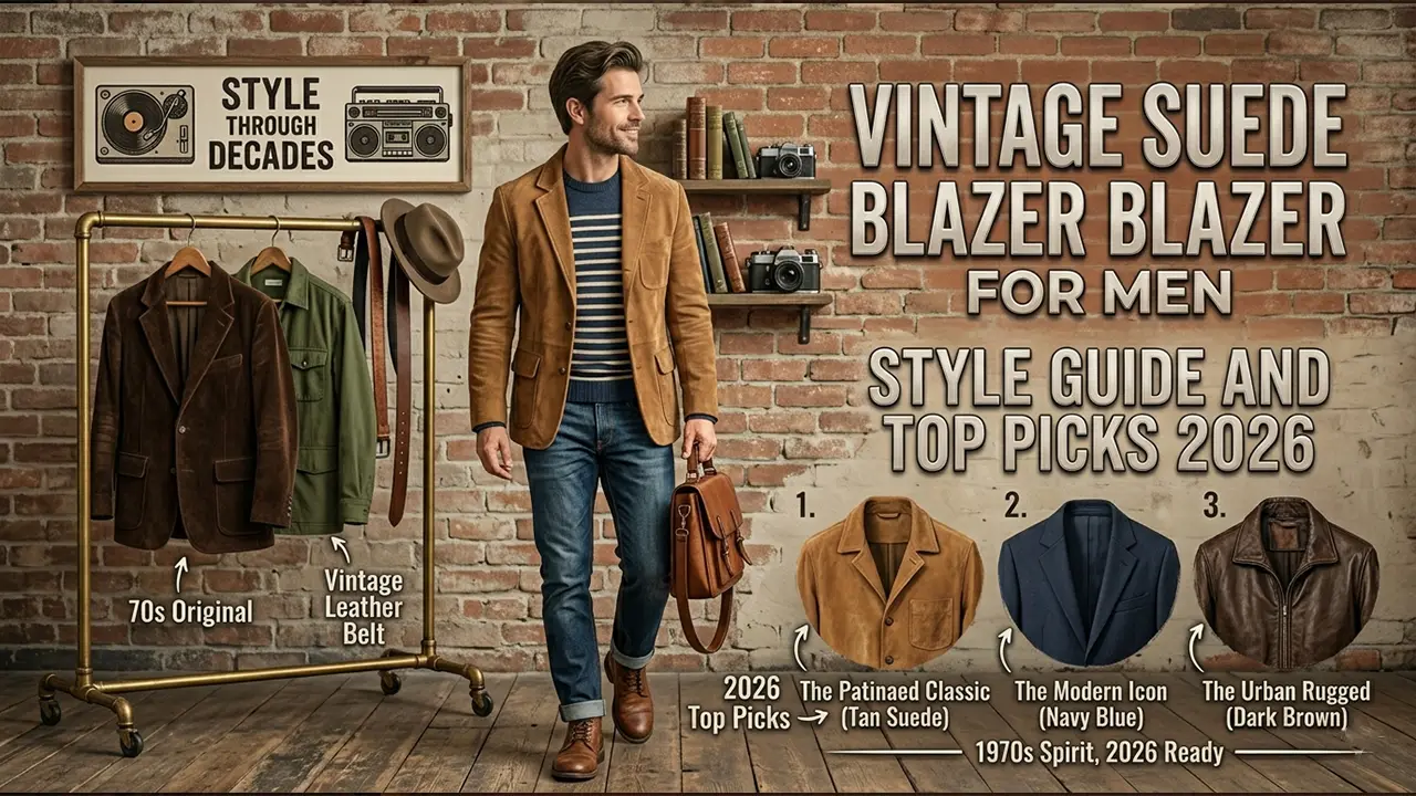 Vintage Suede Blazer for Men: Style Guide and Top Picks 2026