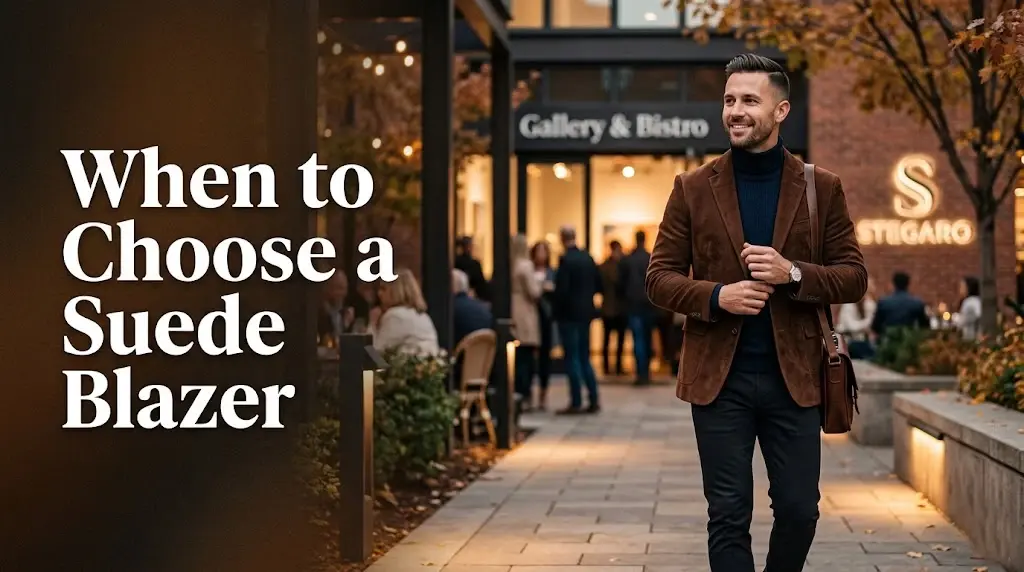 When to Choose a Suede Blazer