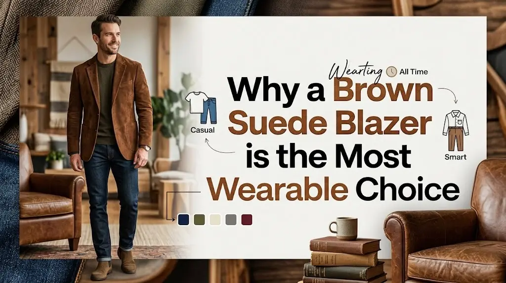 Why a Brown Suede Blazer is the Most Wearable Choice