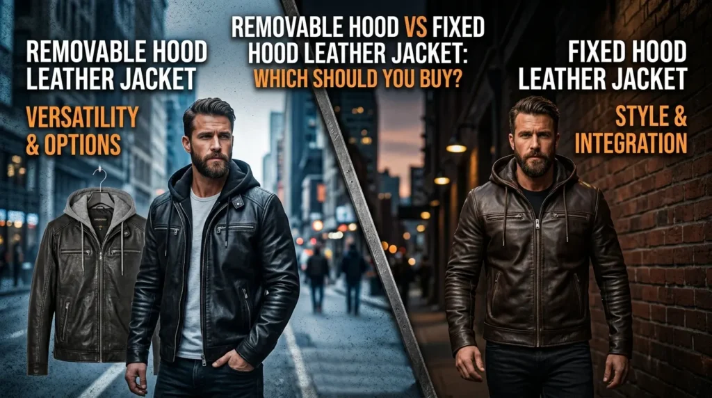 Removable Hood vs Fixed Hood Leather Jacket: Which Should You Buy?